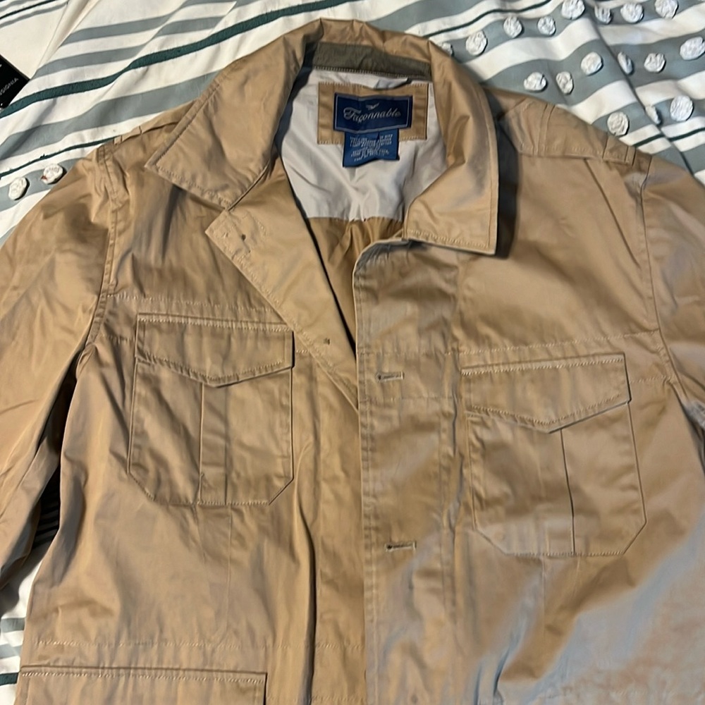 Faconnable men’s four pocket jacket.